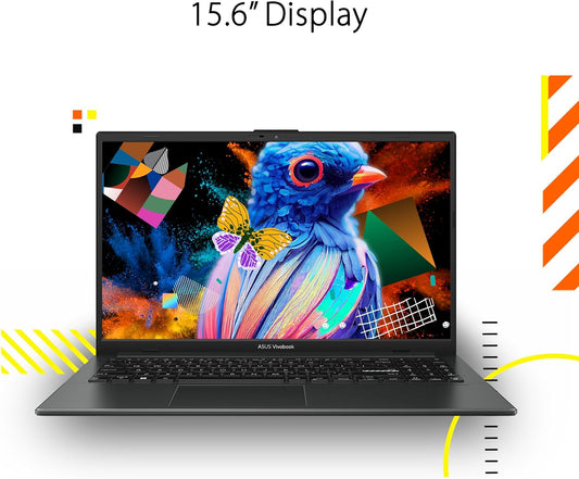 ASUS Vivobook Go 15.6" Laptop for Work & Study, FHD Display, Ryzen 3 7320U, 8GB DDR5 RAM, Windows 11 Home, Fast Charging, Black