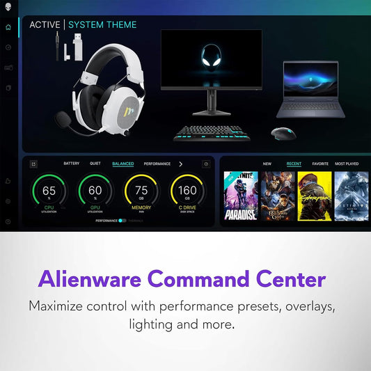 Alienware 16 Aurora Laptop 16" WQXGA 120Hz Gaming Laptop, Intel Core i7-240H Series, NVIDIA GeForce RTX 5060, 32GB DDR5 RAM, 1TB SSD, Wi-Fi 7, Windows 11 Pro, Lifetime Microsoft Office, Blue