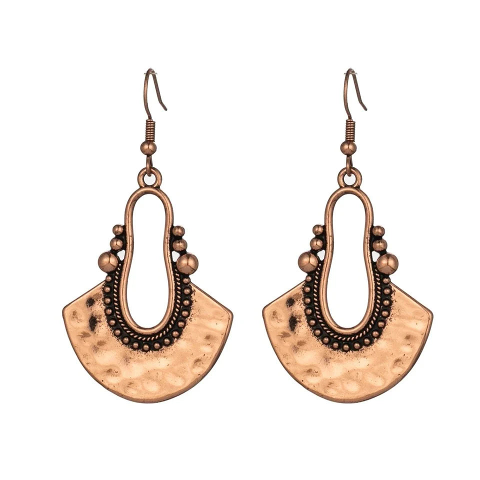 Boho Ethnic Antique Colors Drop Earrings Boho Ethnic Antique Colors Drop Earrings
