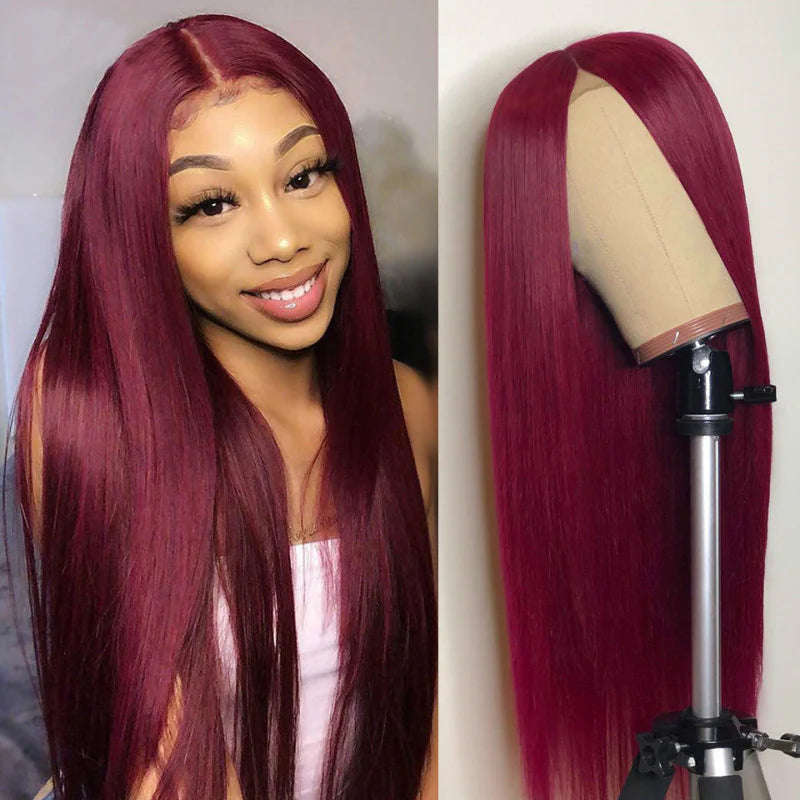 Long Straight Human Hair Wigs