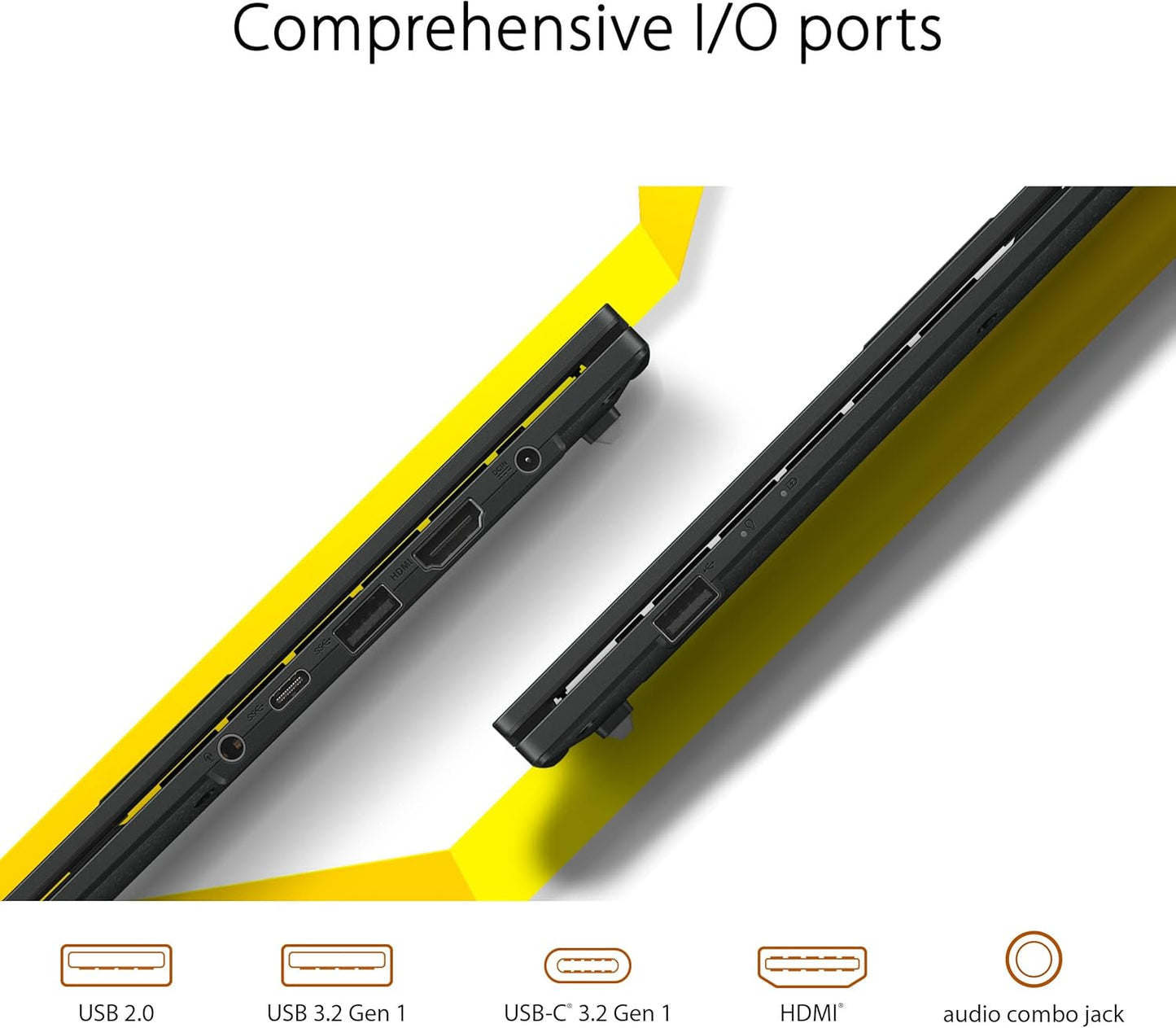 ASUS Vivobook Go 15.6" Laptop for Work & Study, FHD Display, Ryzen 3 7320U, 8GB DDR5 RAM, Windows 11 Home, Fast Charging, Black