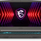 MSI Thin 15.6" 144Hz Performance Gaming Laptop, Intel Core Processor, NVIDIA GeForce RTX 4050, Windows 11 Home